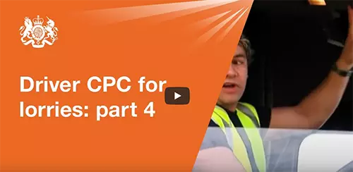 Moduł 4 praktyczny egzamin demonstracyjny CPC samochody ciężarowe kompetencje zawodowe kierowcy w Anglii
