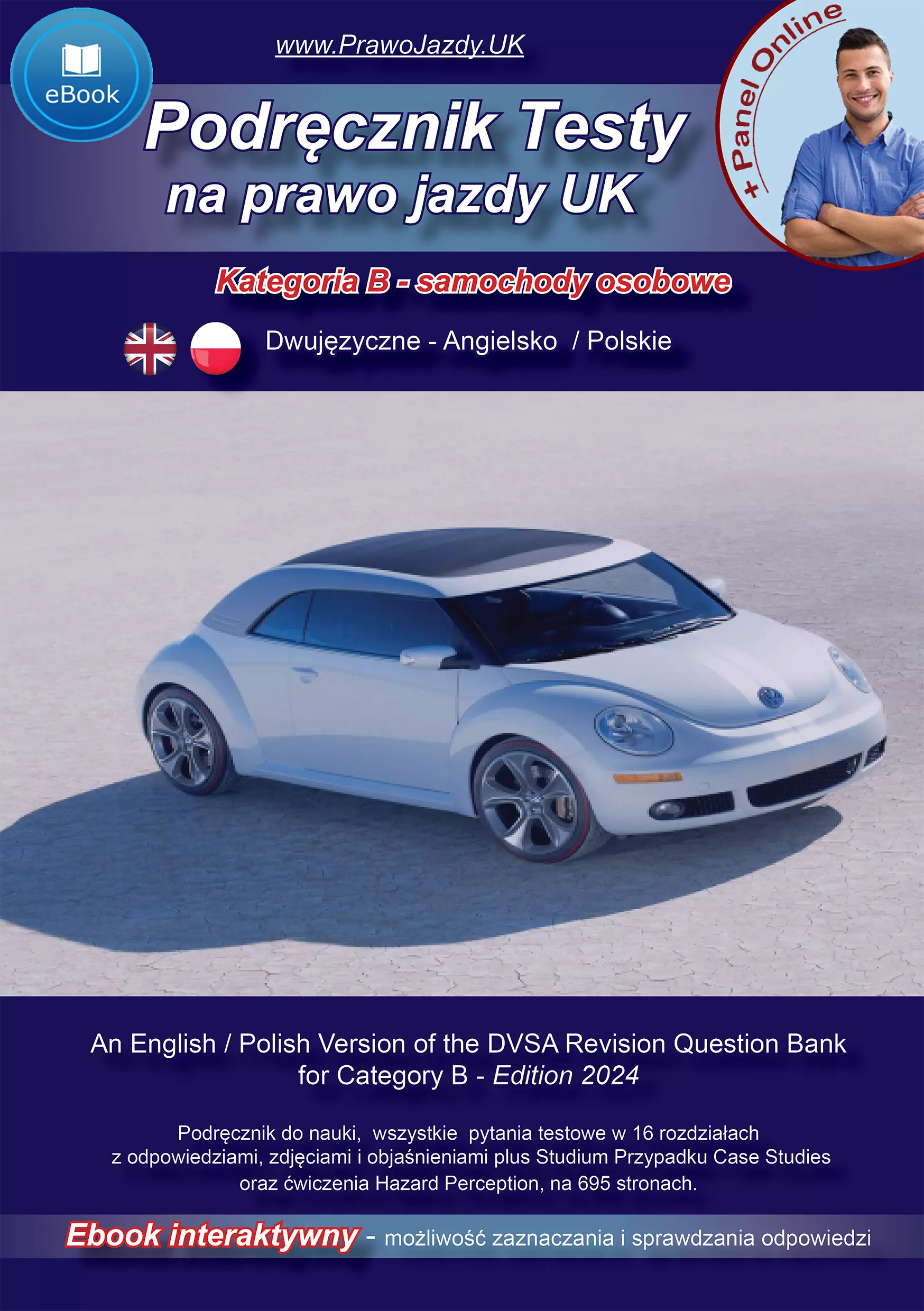 Dwujęzyczne Angielsko - Polskie Testy na prawo jazdy w UK